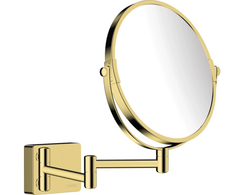 Miroir de maquillage hansgrohe AddStoris x3 polished gold optic 41791990