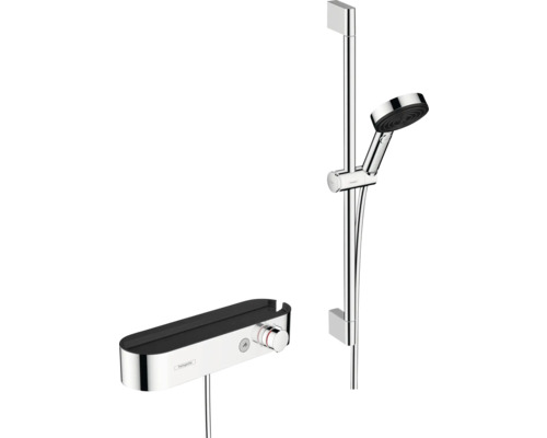 Robinet de douche avec thermostat hansgrohe Pulsify Select S chrome brillant 24260000