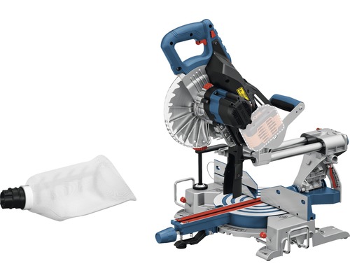 Akku-Kapp- und Gehrungssäge Paneelsäge BITURBO Bosch Professional GCM 18V-216 inkl. 1 x Kreissägeblatt, SDS-Sägeblattarretierung und Staubsack, ohne Akku und Ladegerät Kapp- und Gehrungssäge mit Staubbeutel