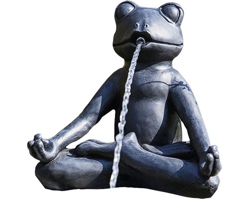Figurine de bassin Grenouille Yoga 25 x 18 x 23 cm