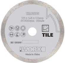 Diamanttrennscheibe Worx für Akku Mini-Winkelschleifer WX801