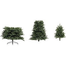 Trois sapins de Noël artificiels de différentes tailles