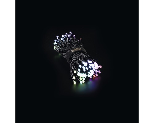 Guirlande lumineuse groupée avec lampes LED multicolores