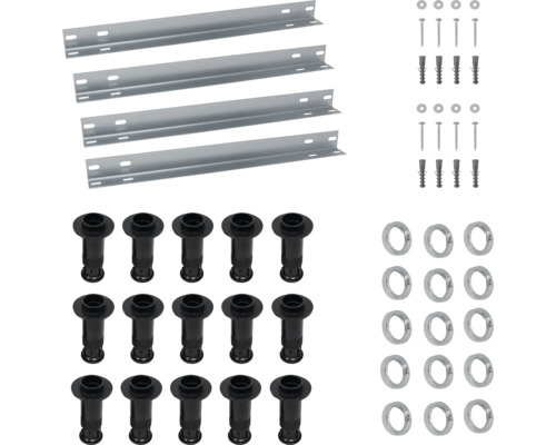 Pieds pour receveur de douche SCHULTE ExpressPlus angle pour DWM-Tec 15 pièces EP5650