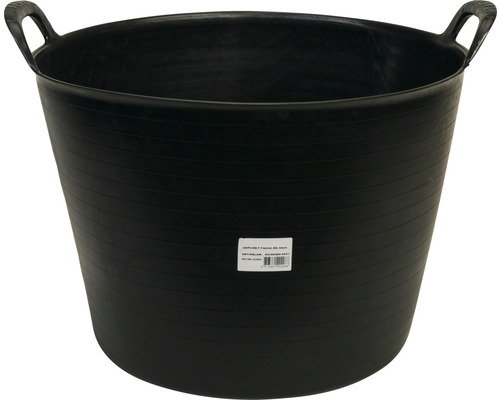Gartenkorb 42 L Gripline Kunststoff schwarz