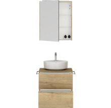 Badezimmer Waschtisch mit Unterschrank und Spiegelschrank