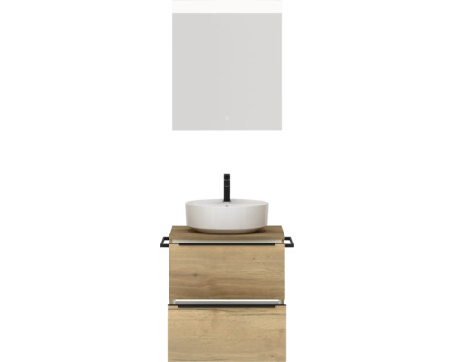 Waschtisch mit Unterschrank und Spiegel für das Badezimmer