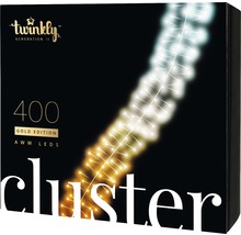 Verpackung der Twinkly Cluster Lichterkette mit 400 AWW LEDs