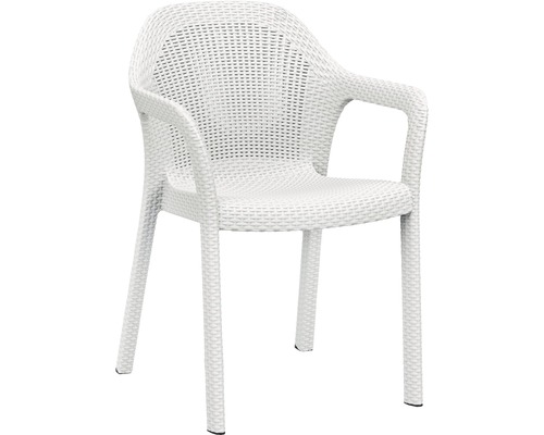 Chaise empilable Lechuza en plastique blanc