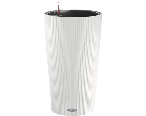 Vase Lechuza Cilindro Color Ø 23 cm h 41 cm plastique blanc avec système d'arrosage en terre, insert pour plantes, substrat et indicateur de niveau d'eau Vase Lechuza Cilindro Color Ø 23 cm h 41 cm plastique blanc avec système d'arrosage en terre, insert pour plantes, substrat et indicateur de niveau d'eau