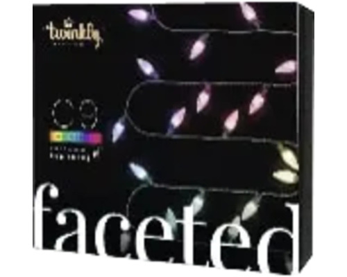 Guirlande lumineuse Twinkly Faceted 12 m, IP 44