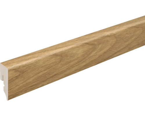 SKANDOR Sockelleiste PVC KU048L Nussbaum Lavagna 2400 x 38,5 x 15 mm Sockelleiste mit Holzdekor