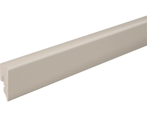 SKANDOR Sockelleiste PVC KU048L Lightgrey 2400 x 38,5 x 15 mm Sockelleiste aus Holz