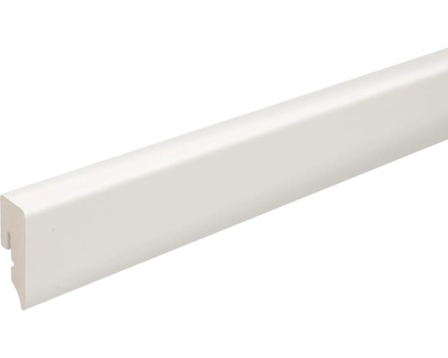 SKANDOR Sockelleiste PVC KU48L weiß 15 x 38,5 x 2400 mm Fußleiste aus Kunststoff