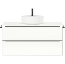 Meuble-lavabo avec vasque à poser et meuble sous-vasque