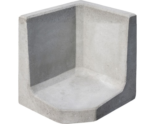 L-Stein Eck Winkelstein grau 50 cm x 7 cm x 50 cm Fußtiefe = 50 cm L-Stein Eck Winkelstein grau 50 cm x 7 cm x 50 cm Fußtiefe = 50 cm