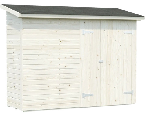 Holzgartenhaus mit einem Eingang