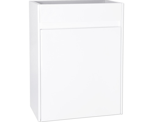 Meuble sous-vasque Differnz HURA L couleur de façade blanc 39,5 x 52 x 21,5 cm Meuble sous-vasque pour salle de bain