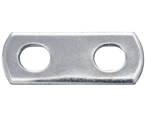 Connecteur métallique avec deux trous de fixation