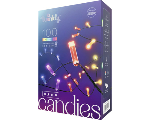 Guirlande lumineuse Twinkly Candies 100 LED 6 m