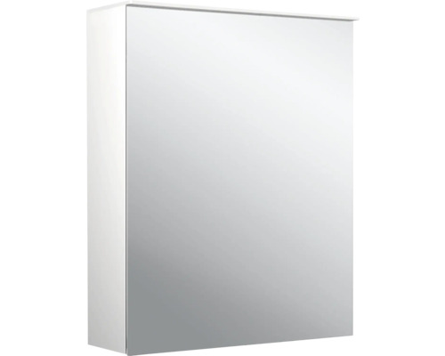 Armoire de toilette Emco Pure 2 60 x 15,3 x 71,1 cm coloris aluminium 1 porte led IP 20