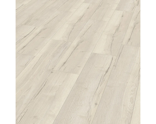 Sol vinyle Halifax chêne creme plancher de maison de campagne raccord à clipser 1292 x 246 x 7,5 mm