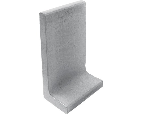 L-Stein Winkelstein grau 50 cm x 7 cm x 100 cm = Fußtiefe 50 cm L-Stein Winkelstein grau 50 cm x 7 cm x 100 cm = Fußtiefe 50 cm