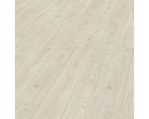 Sol vinyle Berdal chêne blanc plancher de maison de campagne raccord à clipser 1292 x 193 x 7,5 mm