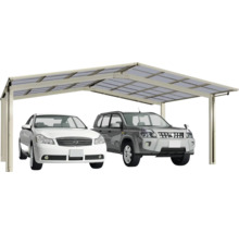 Doppelcarport mit zwei Autos