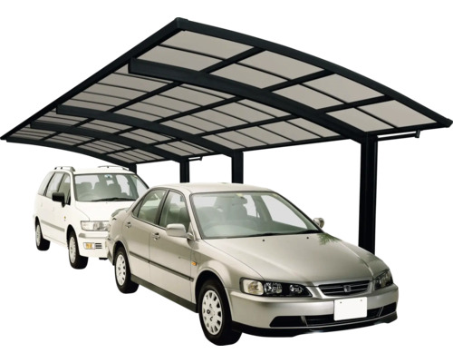 Carport double Ximax Portoforte type 60 Tandem aluminium anodisé 270,4 x 982,6 cm noir