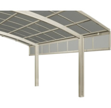 Metall Carport mit Polycarbonatdach