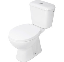WC-Kombination Set Differnz Tiefspüler mit Spülrand Abgang senkrecht weiß glänzend mit WC-Sitz 38.500.01-thumb-0