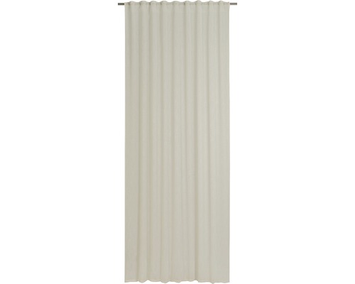 Rideau avec ruban de rideau Liem beige 140x255 cm