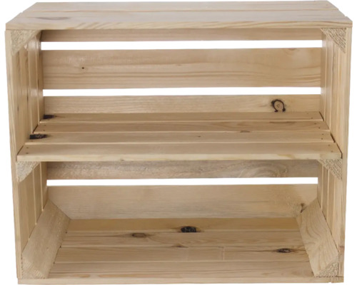 Caisse en bois avec un compartiment