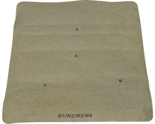Feuille de papier avec formes prédécoupées pour le bricolage