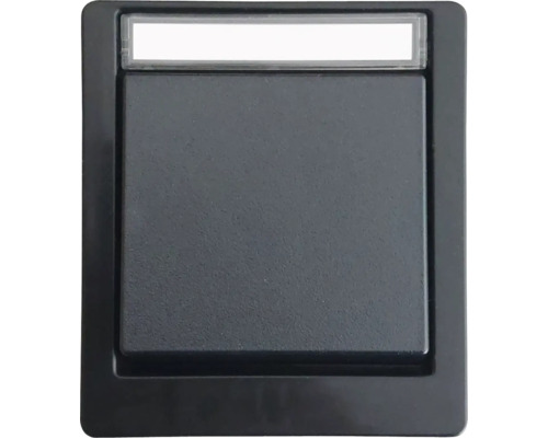 Télérupteur pour pièce humide ROTH LANGE 56616 IP55 avec champ d'inscription noir gris