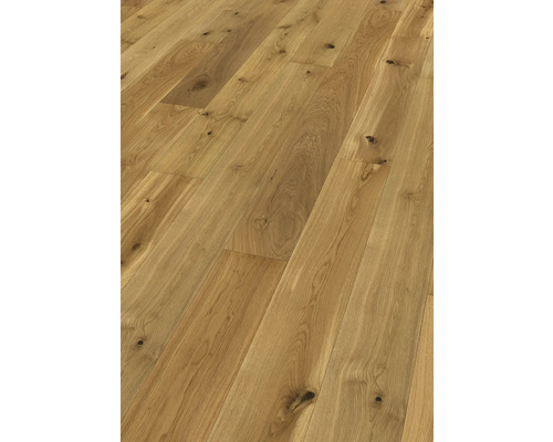 Panneaux de plancher en chêne posés