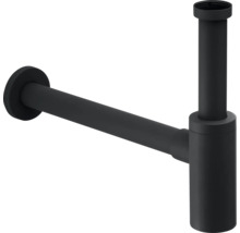 Siphon noir pour lavabo