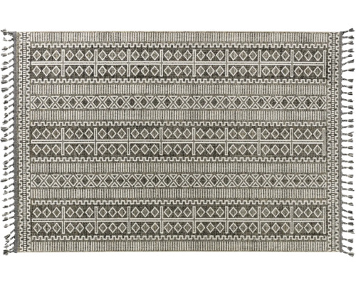 Tapis Ravenna motif aztèque beige 160x230 cm