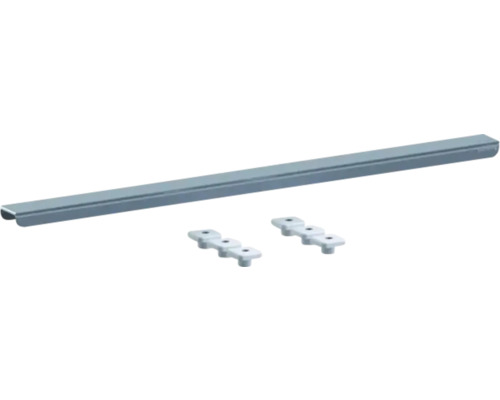 Caniveau de douche SWISSPOR Linea Design 900 x 40 mm acier inoxydable brossé Fixation d''élément de bâti-support avec deux kits de fixation