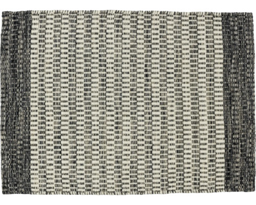Tapis Merlot rayures gris/anthracite 140x200 cm