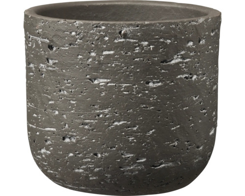 Cache-pot Soendgen Portland céramique Ø 28 cm h 24 cm marron foncé Pot de fleurs en grès
