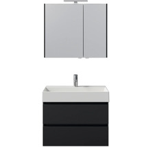 Waschtisch mit Waschbecken und Spiegelschrank für das Badezimmer
