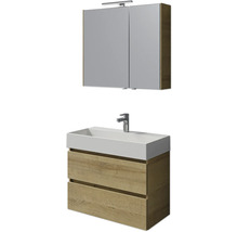Badezimmer Waschtischkombination mit Spiegelschrank und Unterschrank