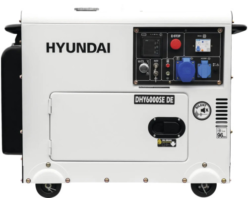 Groupe électrogène Hyundai Generator DHY6000SE D Diesel Silent 1x 230V(32A) 1x 230V (16A)