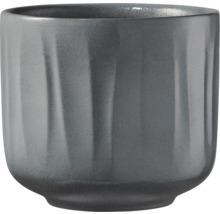 Übertopf Soendgen Bagua Keramik Ø 21 cm H 19 cm hellgrau lasur