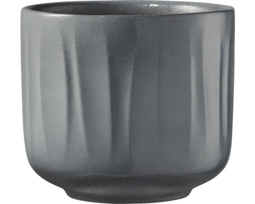 Übertopf Soendgen Bagua Keramik Ø 21 cm H 19 cm hellgrau lasur