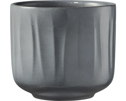 Cache-pot Soendgen Bagua céramique Ø 24 cm h 22 cm gris clair lasure