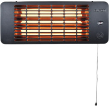 Radiateur mural avec interrupteur à tirette et protection contre la surchauffe