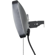 Antenne satellite avec support mural et câble